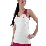 Prince Tank tenisowy Pro Team biały/berry damski