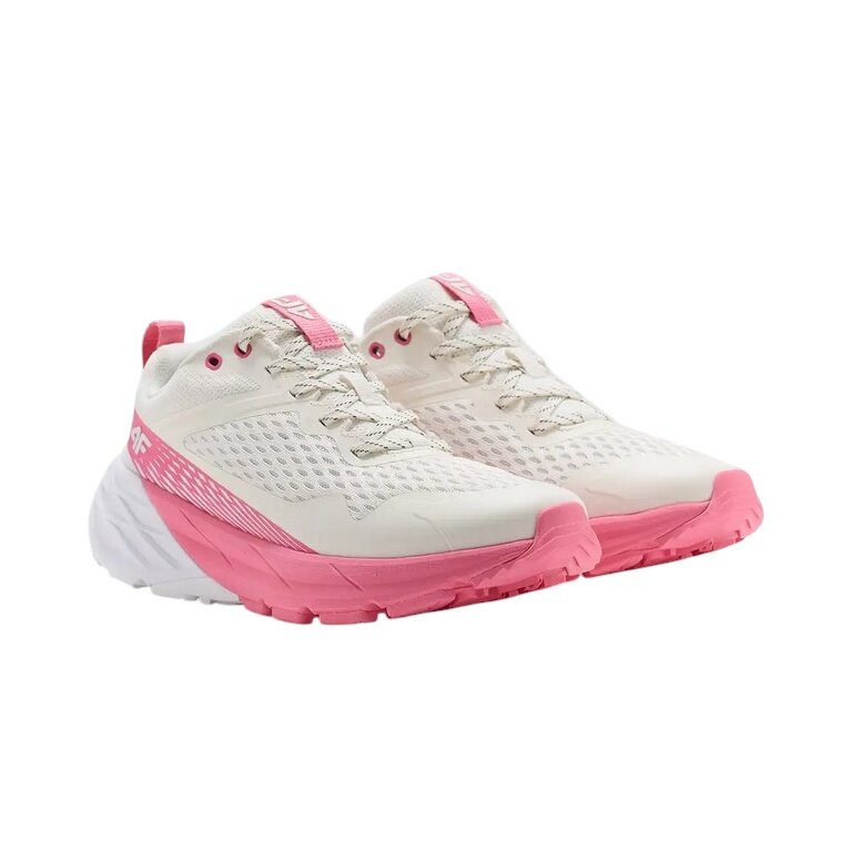 4F Sneakersy biegowe Speed Hiker białe/różowe damskie