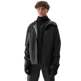 4F Kurtka Trekkingowa Technical M513 (wodoodporna, oddychająca) czarna Męska