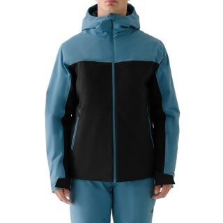4F Zimowa kurtka narciarska Techniczna M0787 tealblue/czarny Mężczyźni