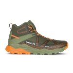 AKU Buty trekkingowe Flyrock Mid GTX (wodoodporne) 2024 zielono-militarny/pomarańczowy męskie