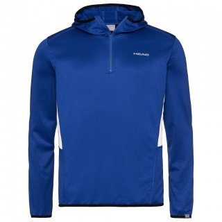 Head Hoodie z kapturem Club Technical Half-Zip niebieski królewski męski