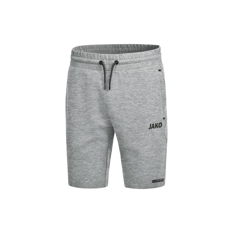 JAKO Spodenki Sportowe Krótkie Premium Basics (Double-Tech-Knit) jasnoszare damskie