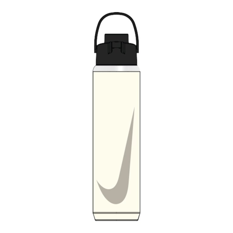 Nike Butelka do picia SS Recharge Chug Bottle Stal nierdzewna Grafika kremowa 709ml