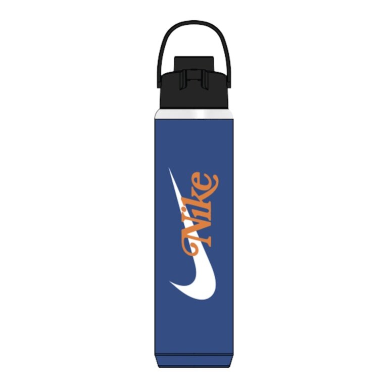 Nike Butelka do picia SS Recharge Chug Bottle stal nierdzewna grafika niebieska 709ml