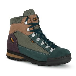 AKU Buty trekkingowe Ultra Light Original GTX (Wyprodukowano we Włoszech) szare/zielone damskie