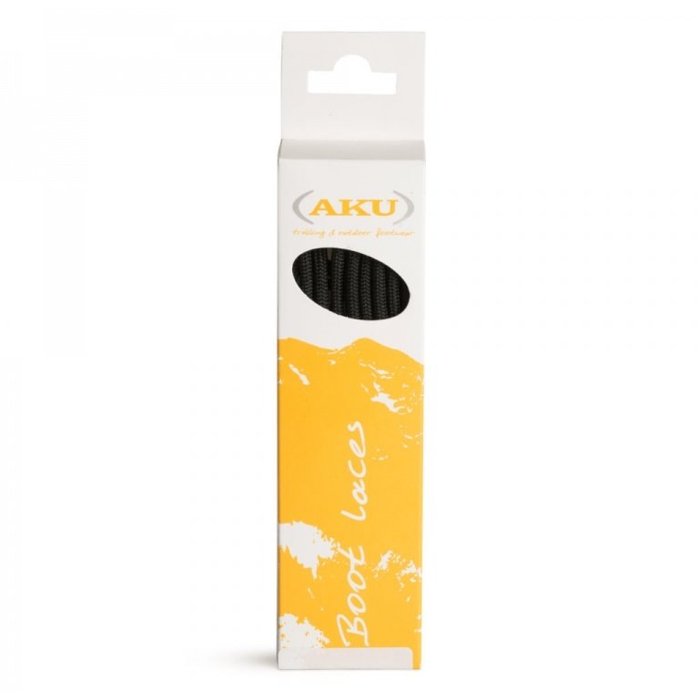 AKU Sznurówki Rocky Okrągłe czarne 120cm