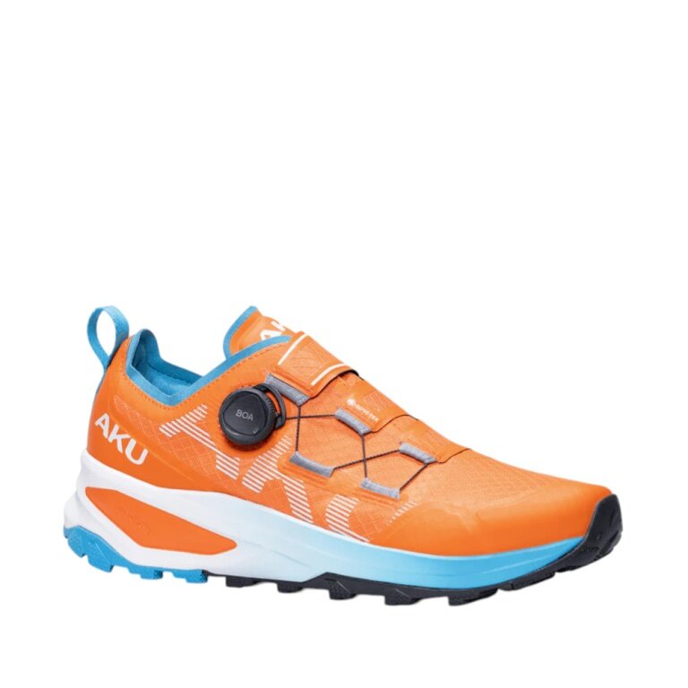 Buty trekkingowe AKU Furiosa BOA GTX (Fast-Hiking, wodoodporne) pomarańczowo-niebieskie męskie