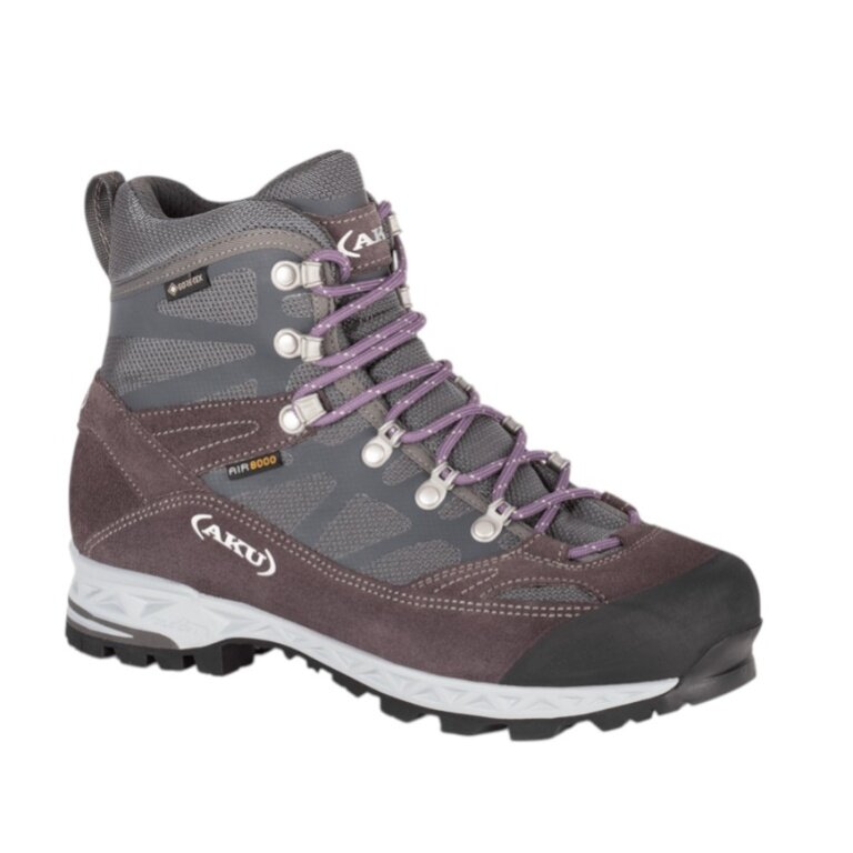 AKU buty trekkingowe Trekker Pro GTX (wodoodporne) szare/burgundowe/fioletowe damskie