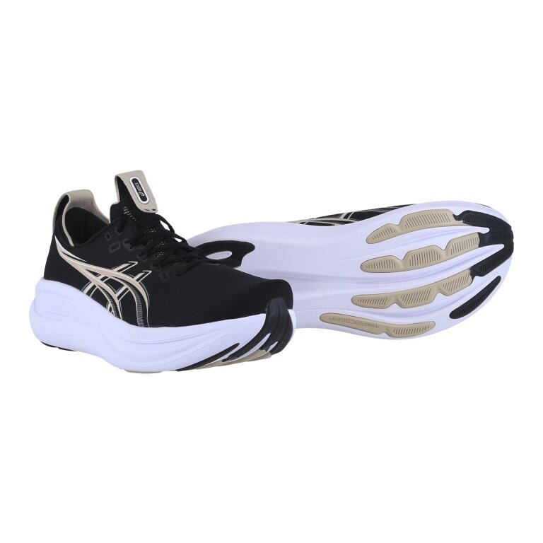 Buty biegowe Asics Gel Nimbus 28 (amortyzacja) czarne/szare męskie