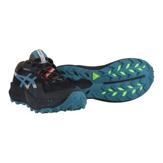 Asics buty do biegania w terenie Gel Trabuco 14 GTX (wodoodporne) czarne/niebieskie męskie