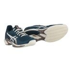 Asics buty tenisowe Solution Speed FF 3 Clay/Sandplatz/Leichtigkeit 2025 ciemnozielony/kremowy mężczyźni