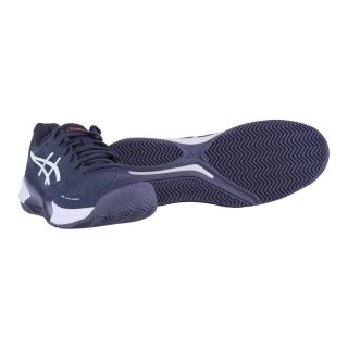 Asics buty tenisowe Gel Challenger 14 Clay/Sandplatz (amortyzacja) 2025 ciemnoniebieskie/fioletowe męskie