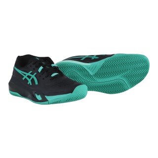 Buty tenisowe Asics Gel Resolution X na nawierzchnię clay/sand (stabilność) 2026 czarne/zielone męskie