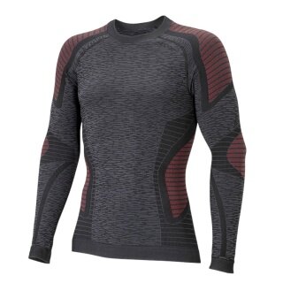 Accapi Langarmshirt Ergocycle Long Sleeve Shirt Bielizna antracytowo-czerwona dla Mężczyzn