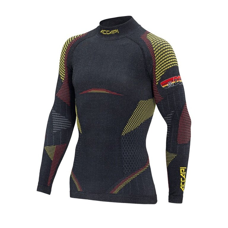Accapi longsleeve shirt Ergoracing DSV (Niemcy, ciepłe) bielizna antracytowo-czarna/czerwona/żółta męska