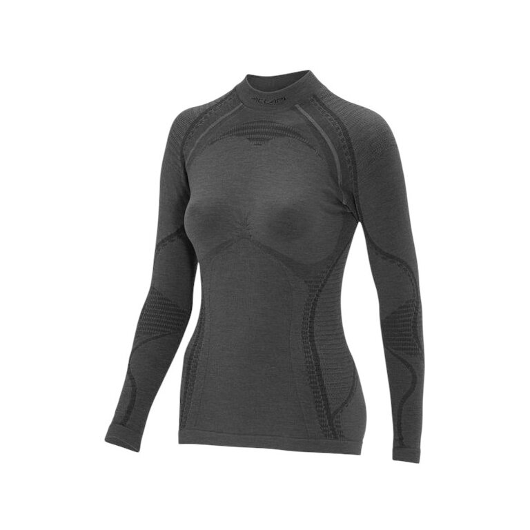 Accapi Langarmshirt Ergowool Long Sleeve Shirt (wełna merino, ciepłe) bielizna ciemnoszara Damska
