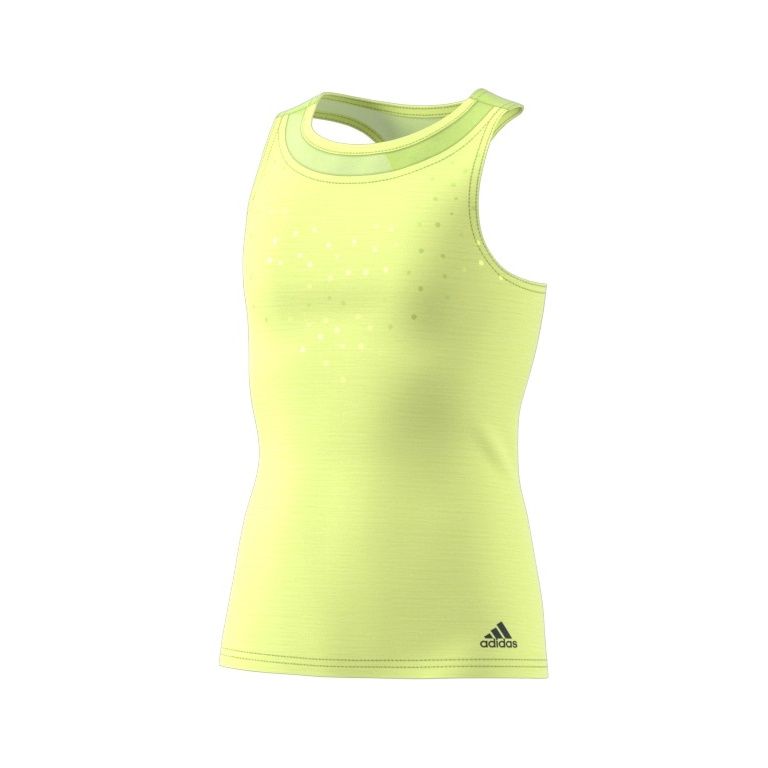 adidas Tank Dotty #18 żółty dziewczęcy