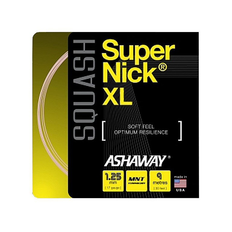 Ashaway Squashowa Sznur Super Nick XL 9m Zestaw