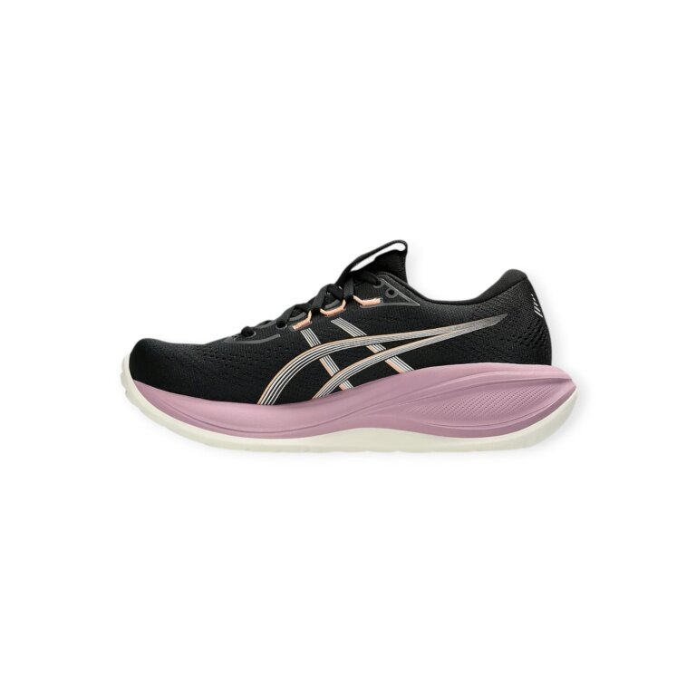 Buty biegowe Asics Gel Cumulus 28 (amortyzacja) czarne/różowe damskie