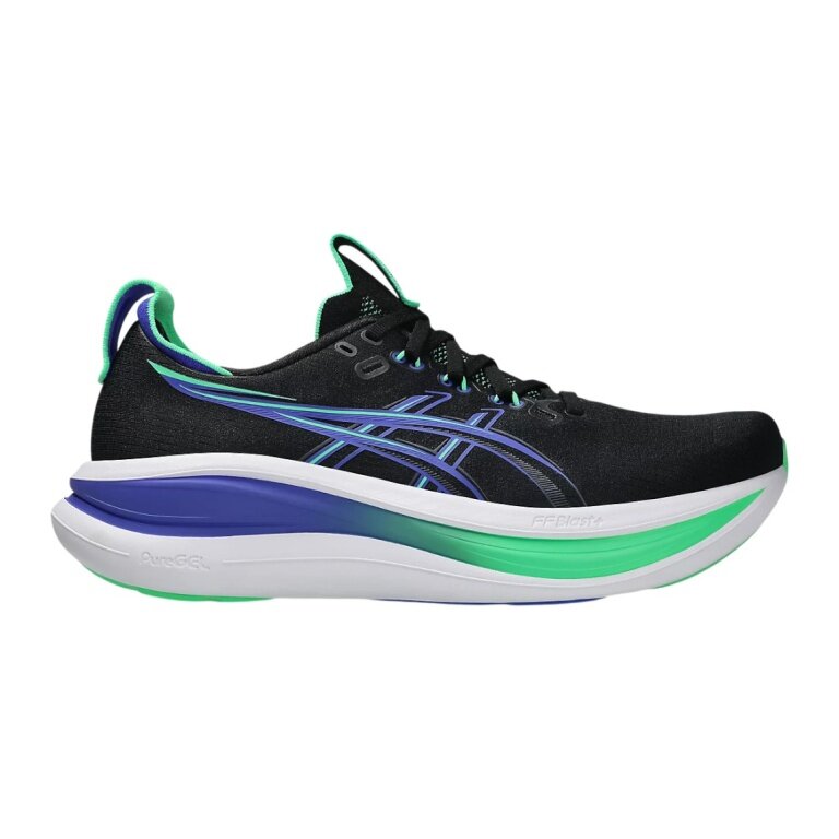 Buty biegowe Asics Gel Nimbus 28 (amortyzacja) czarne/kobaltowe męskie