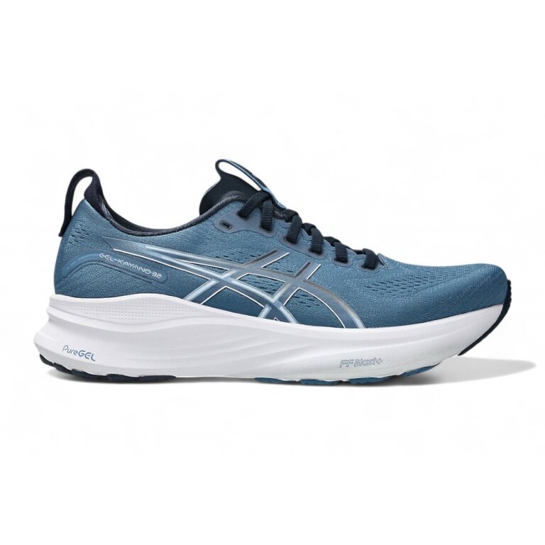 Buty biegowe Asics Gel Kayano 32 (stabilność) 2025 niebiesko-białe męskie