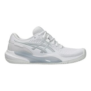 Buty tenisowe Asics Gel Challenger 15 Clay/Sandplatz (amortyzacja) białe/srebrne damskie