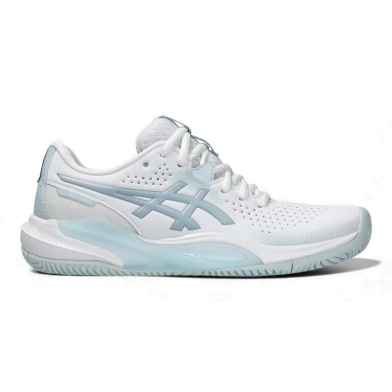 Buty tenisowe Asics Gel Challenger 15 Clay/Sandplatz (amortyzacja) białe/jasnoniebieskie damskie