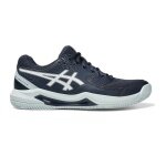 Asics buty tenisowe Gel Dedicate 8 na nawierzchnię ceglaną/piaskową granatowo-białe damskie