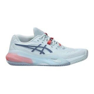 Asics buty tenisowe Gel Resolution X na nawierzchnię clay/sand (stabilność) jasnoniebieskie damskie