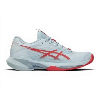 Asics buty tenisowe Solution Speed FF 4 Clay/Sandplatz jasnoniebieskie/czerwone damskie