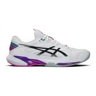 Buty tenisowe Asics Solution Speed FF 4 Clay/Sandplatz/Leichtigkeit białe/fioletowe męskie