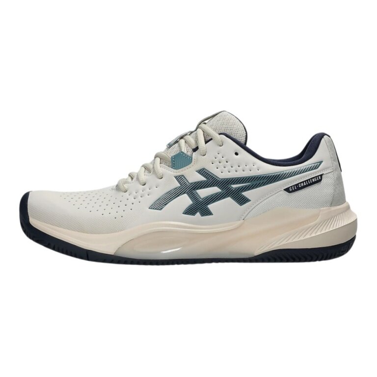Asics buty tenisowe Gel Challenger 15 Clay/Sandplatz (amortyzacja) oatmeal/midnight męskie