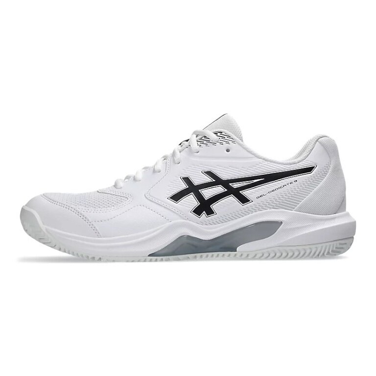 Buty tenisowe Asics Gel Dedicate 9 Clay/Sandplatz białe/czarne męskie