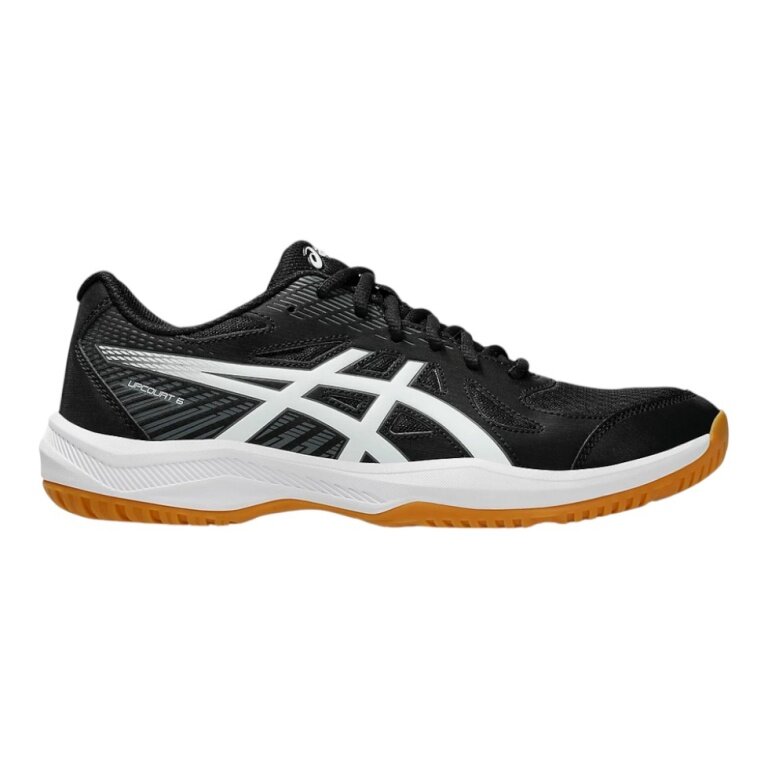 Buty halowe Asics do siatkówki Upcourt 6 2025 czarne/białe męskie