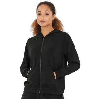 Kaptur Jacey Fullzip Athlecia (miękki materiał, najwyższy komfort noszenia) czarny damski