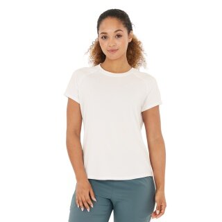 Koszulka sportowa/rekreacyjna Athlecia Yoga Gaina S/S Tee (przyjemne wrażenie noszenia) biała damska
