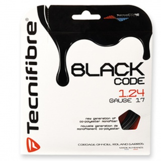 Nawlekanie z użyciem struny tenisowej Tecnifibre Black Code czarna