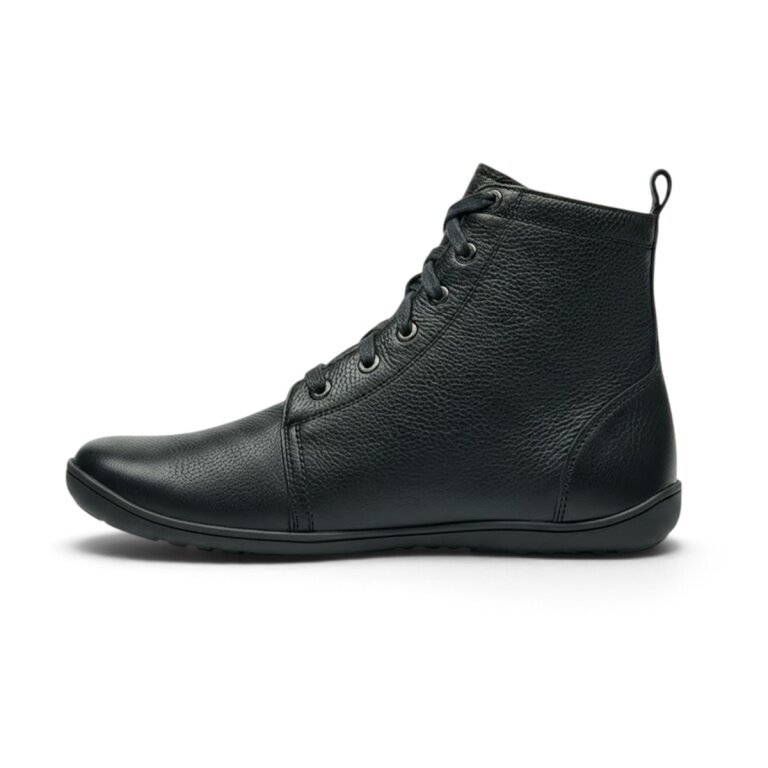Bär botki Julie 2.0 (buty do biegania, skóra bydlęca) czarne damskie