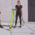 TOOLZ Rura do zbierania piłek do tenisa (15 piłek) zielona