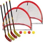 Zestaw Bandito Funhockey Maxi (Floorball) Pop Up Bramka (4x kije, 4x piłki, 2x bramka Maxi)