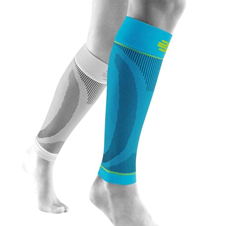 Bauerfeind Sports Kompresyjne rękawy na łydki Extra Long riverablau - 2 sztuki