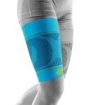 Bauerfeind Sports Opaska kompresyjna na uda Krótkie - riverablau - 2 sztuki