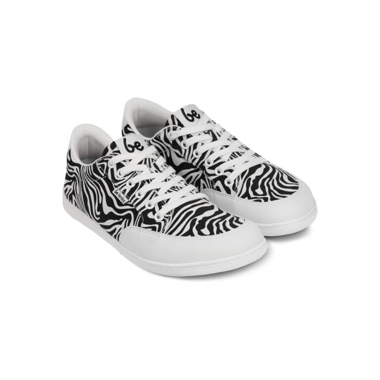 Be Lenka Buty Barfuß Sneaker Rebound (elastyczna podeszwa, czyste uczucie chodzenia boso) Zebra czarno/biała
