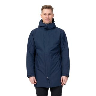 Kurtka zimowa Bergans Urban Insulated Shell Coat (wodoodporna, wiatroszczelna, ciepła) granatowa męska
