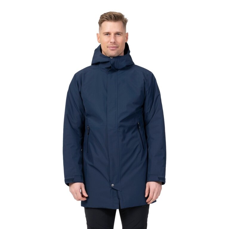 Kurtka zimowa Bergans Urban Insulated Shell Coat (wodoodporna, wiatroszczelna, ciepła) granatowa męska