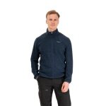 Kurtka polarowa Bergans Rabot Merino Midlayer (Merinomix) granatowa męska