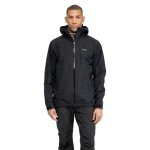 Kurtka softshell Bergans Essentials 3L Shell (wodoodporna, wiatroszczelna) czarna męska