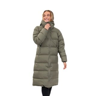 Bergans Zimowy Puchowy Płaszcz Urban Down Long Coat (izolacja cieplna) zielony Damski