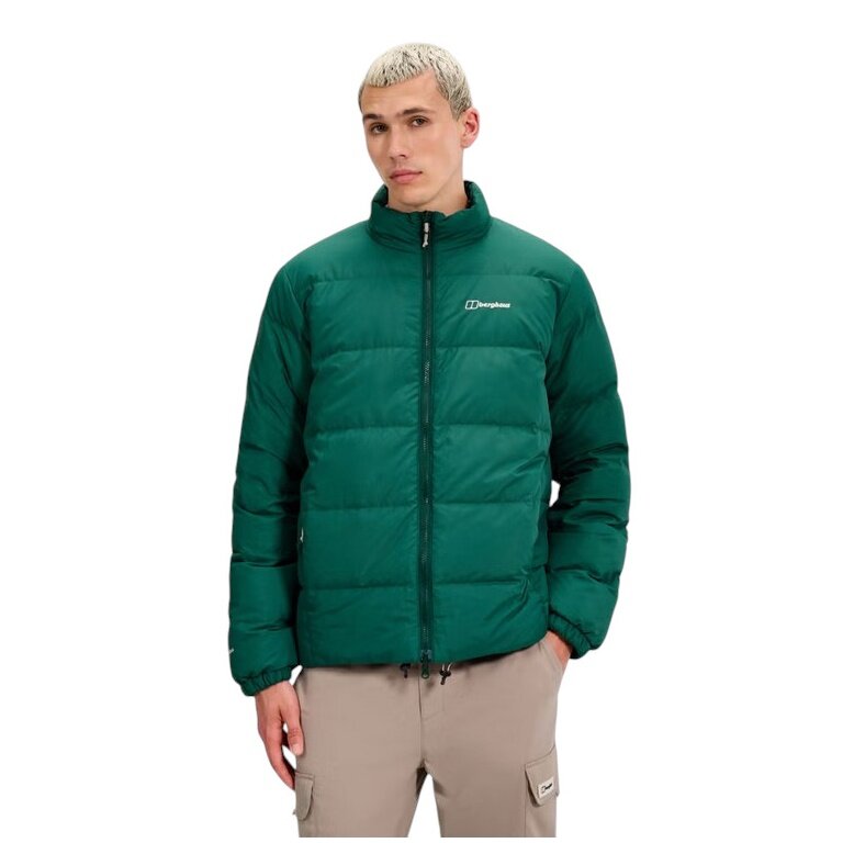 Kurtka Berghaus Daunen-Wendejacke Fulstow Down (zimowa, ocieplana dzięki wypełnieniu puchowym) zielono/czarna męska